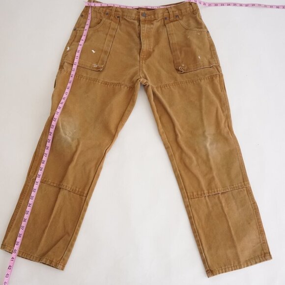 Dickies Tan Heavyweight Cotton Double Knee Painter Carpenter Pants 38X30 - Picture 3 of 15